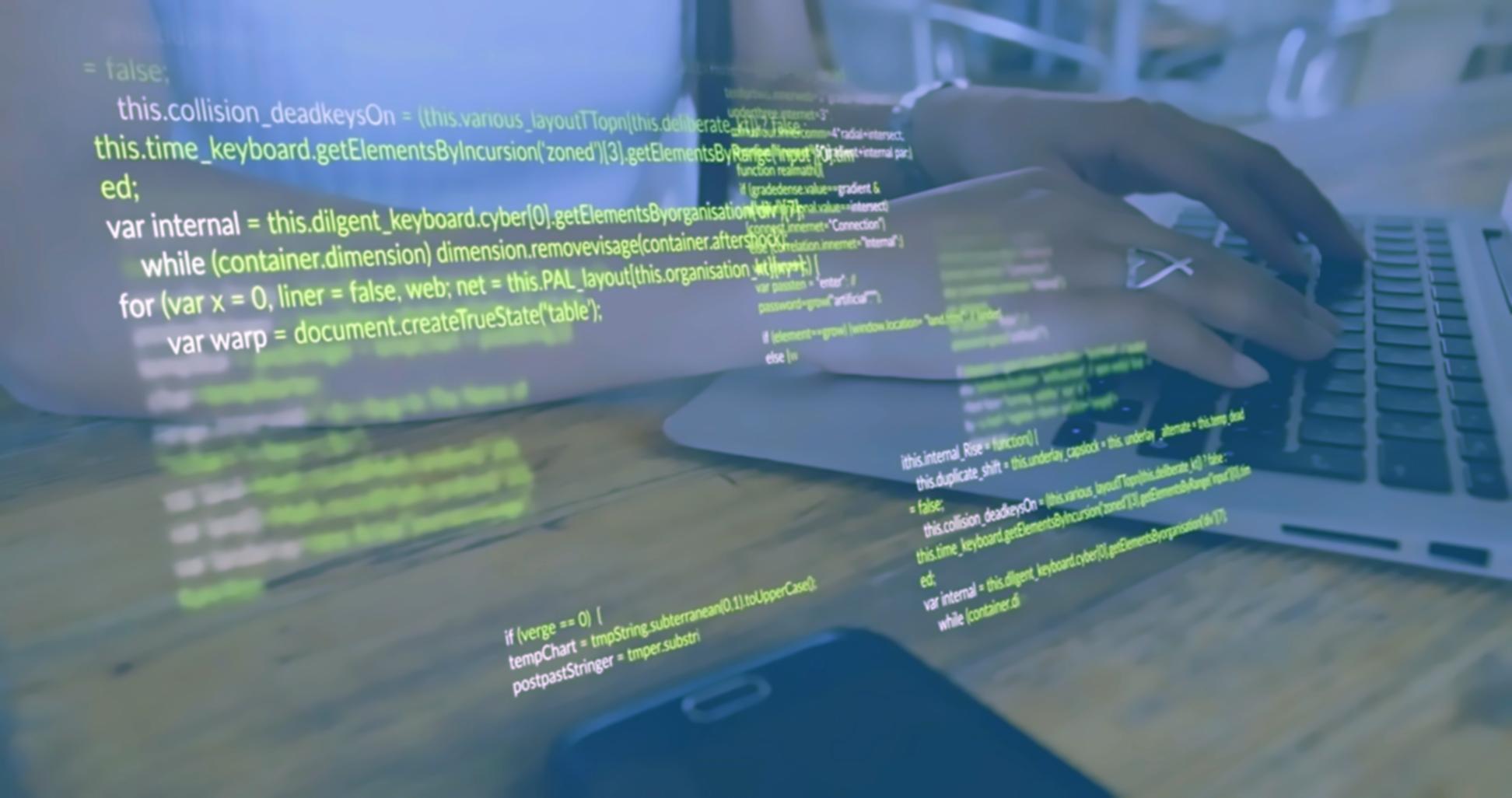 Student using laptop for online learning with stable internet connection